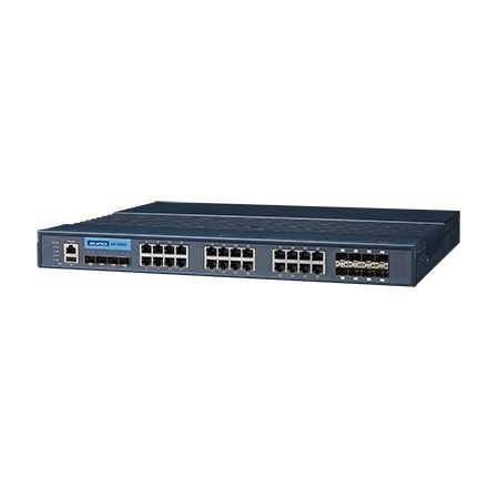 Industrial Rackmount L2 Managed Switch with AC/DC